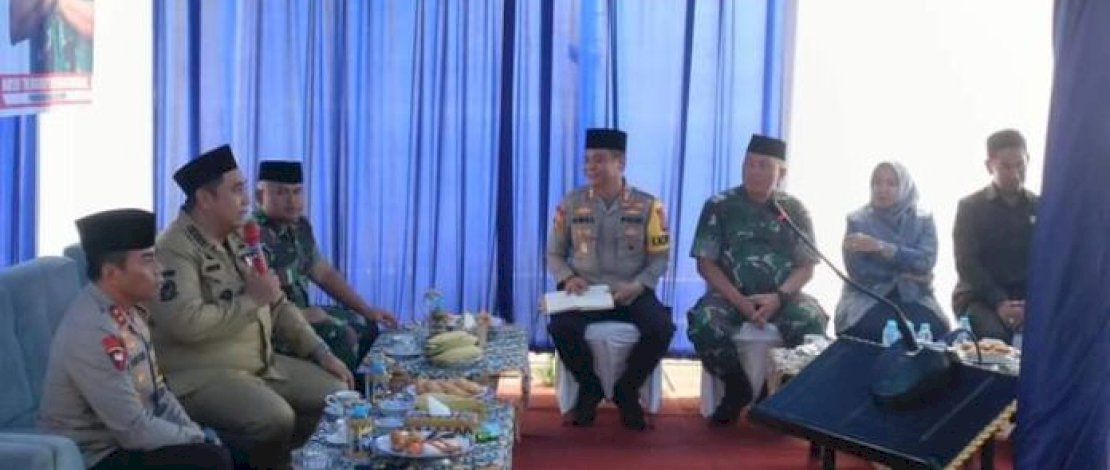 Bupati Maros AS Chaidir Syam Bersama Kapolda Sulsel, Sukses Gelar Program Jum'at Curhat