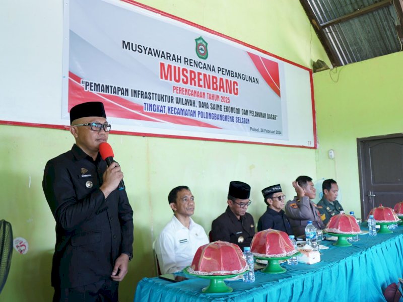 Hadiri Musrembang Polongbangkeng Selatan, Pj Bupati Takalar Minta Tingkatkan Ekonomi Daerah