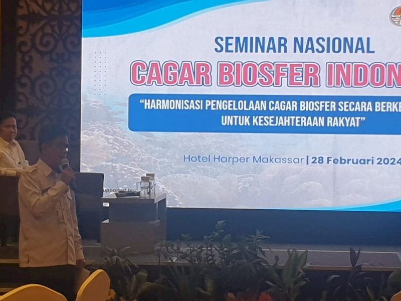 Wabup Selayar Beri Sambutan Pada Seminar Nasional Cagar Biosfer