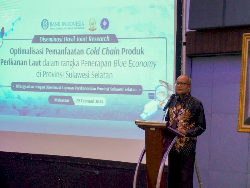 BI Sulsel Gelar Diseminasi Hasil Riset Optimalisasi Pemanfaatan Cold Chain Produk Perikanan Laut