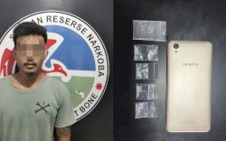 Warga Mare Tak Berkutik, Tertangkap Bawa 4 Paket Sabu