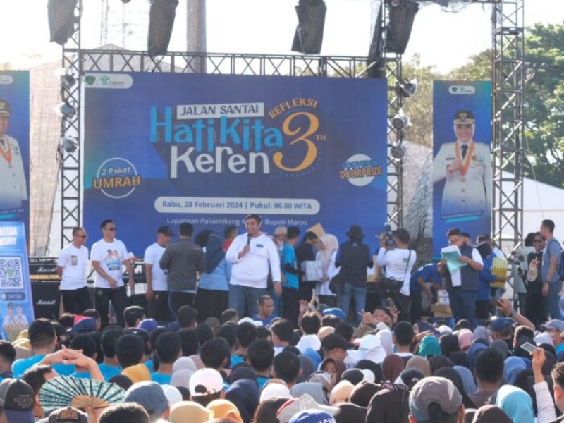 Sepanjang 2024 Maros Bertabur Event, Total Ada 83 Acara