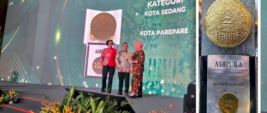 Kota Parepare Sabet Anugerah Adipura ke-15 Tahun 2023, Raih Penghargaan untuk Pengelolaan Sampah dan RTH yang Sukses