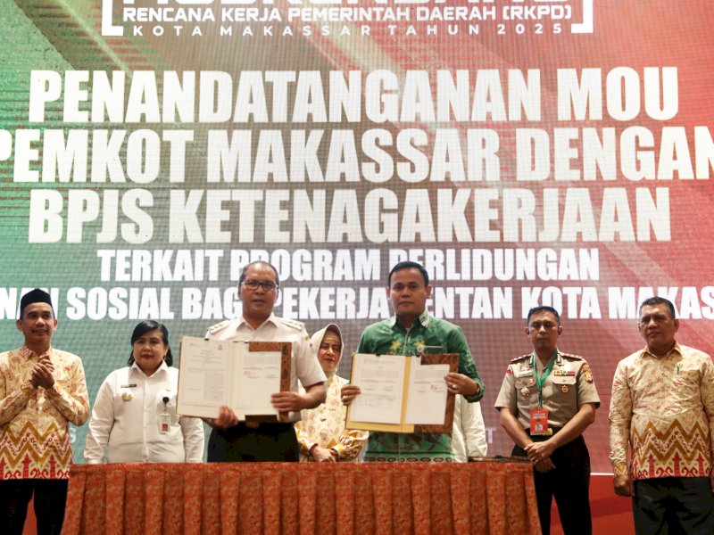 Ribuan Pekerja Rentan di Makassar Bakal Dilindungi BPJS Ketenagakerjaan