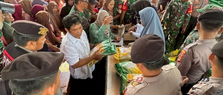 Pemkab Luwu Utara Turunkan 10 Ton Beras di GPM
