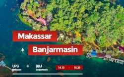 Lion Air Buka Penerbangan Langsung Makassar-Banjarmasin 