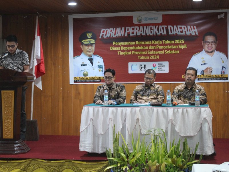 Jaga Keakuratan Data Kependudukan, Dinas Dukcapil Gelar Forum OPD Tingkat Provinsi Sulsel