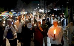 Sambut Ramadan, Habibna Makassar Gelar Pawai Obor