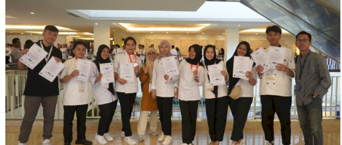 Mahasiswa Poltekpar Makassar Raih Medal di Ajang Bali Salon Culinaire 2024
