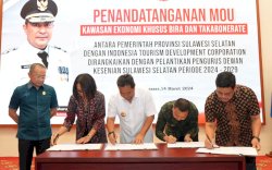 Pemprov Sulsel dan ITDC Teken MoU KEK Bira - Takabonerate