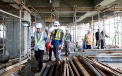 Danny Pomanto Kembali Tinjau MGC, Progres Struktur Bangunan 90 Persen