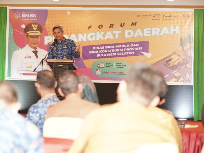 Anggaran Terbatas, Pj Sekprov Minta Dinas Bina Marga dan Bina Konstruksi Sulsel Fokus Program Prioritas