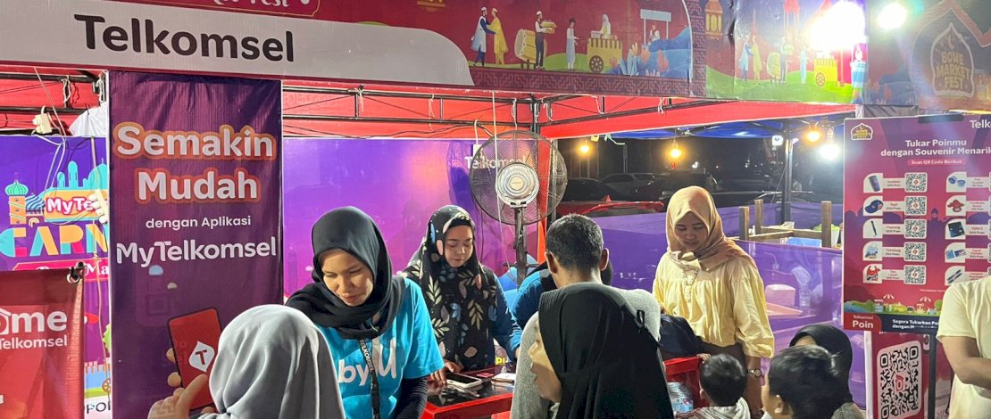 MyTelkomsel Carnaval Meriahkan Bone Market Fest 2024, Ada Promo Hingga Doorprize MyTelkomsel Carnaval Meriahkan Bone Market Fest 2024, Ada Promo Hingga Doorprize