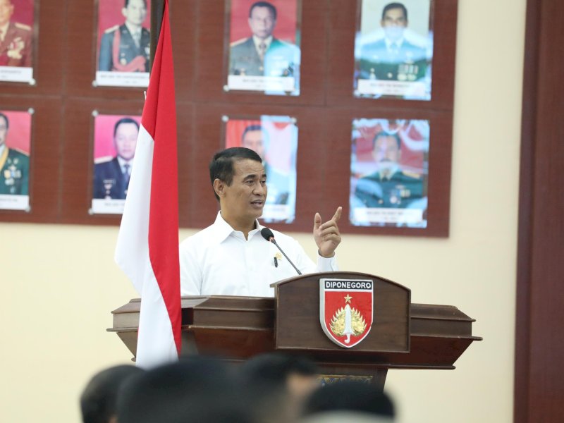 Mentan Amran dan Jajaran Kodam Diponegoro Percepat Pompanisasi di Jawa Tengah