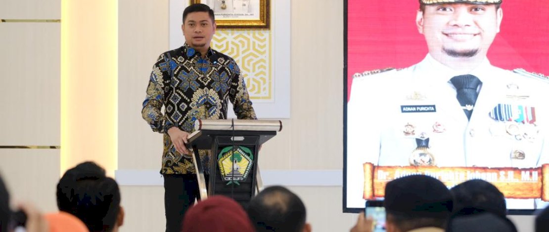 Bupati Gowa Adnan Purichta Ichsan membuka Musrenbang Pemuda di Baruga Tinggimae, Rujab Bupati Gowa, Kamis, 21 Maret 2024.