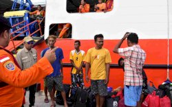 Korban Selamat Insiden KM Yuiee Jaya II Diberangkatkan ke Ibu Kota Kabupaten Kepulauan Selayar