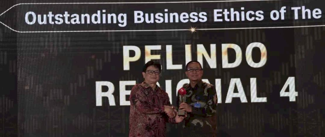 PT Pelabuhan Indonesia (Persero) berhasil menyabet penghargaan dengan kategori &ldquo;Outstanding Business Ethics of The Year&rdquo; dalam CNN Indonesia Awards 2024. (ist)