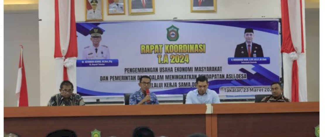 Pj. Bupati Takalar Pimpin Rakor Pemberdayaan Masyarakat dan Desa Pj. Bupati Takalar Pimpin Rakor Pemberdayaan Masyarakat dan Desa