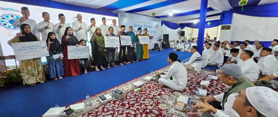 Bank Mandiri Regional X Bagi Berkah: 1.750 Anak Yatim dan Duafa Terima Bingkisan Ramadan