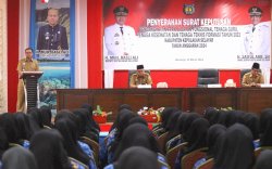 Bupati Basli Ali Serahkan SK Pengangkatan 258 PPPK