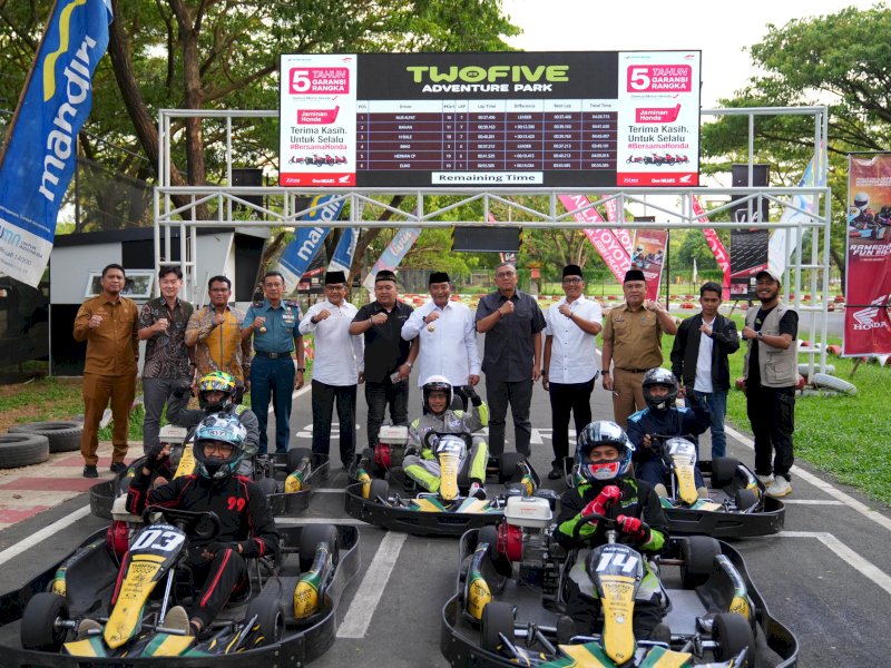 Event Balap Go-Kart Pertama di Sulsel Perebutkan Piala Gubernur