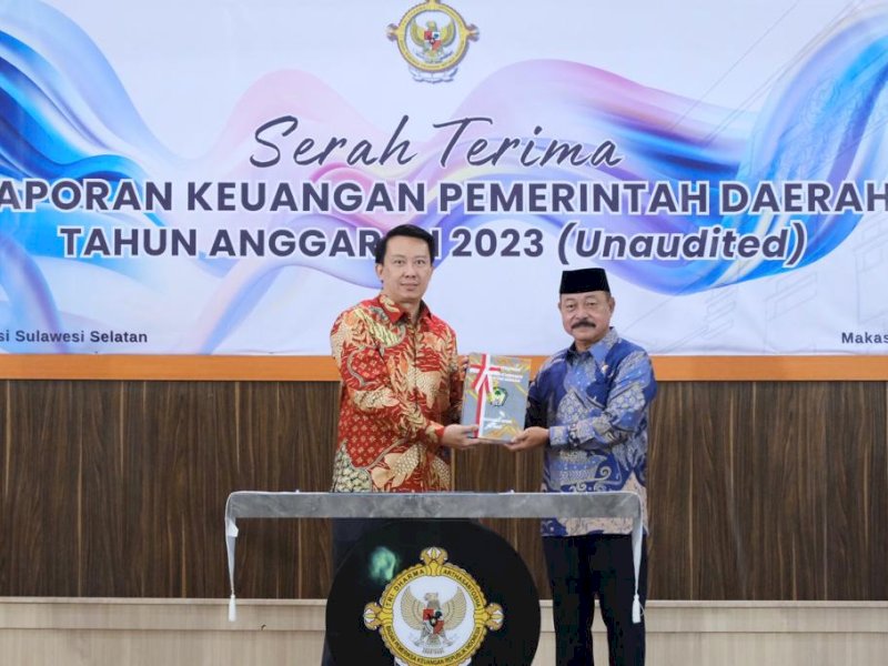 Serahkan LKPD 2023, Abdul Rauf Harap Gowa Kembali Raih WTP