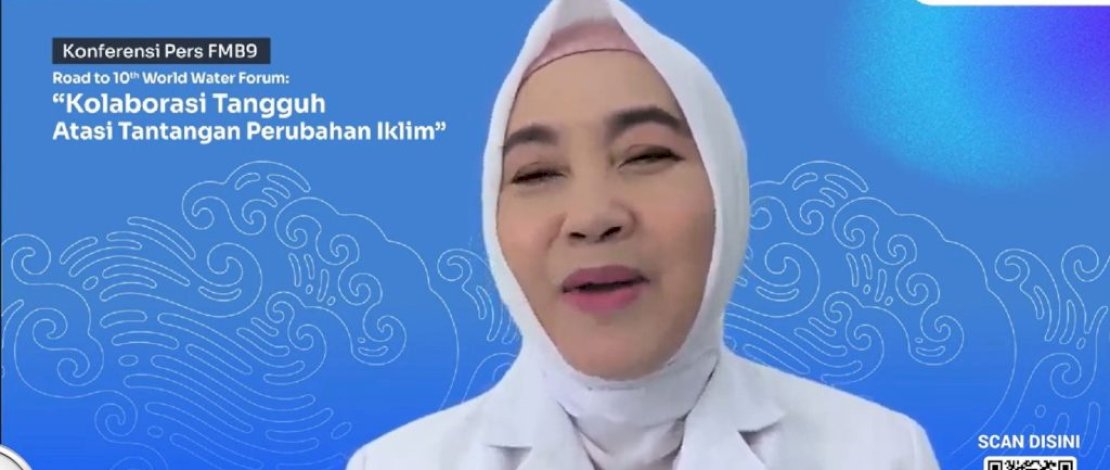 Dwikorita Ratnawati dalam Konperensi Pers WWF 2024. Dwikorita Ratnawati dalam Konperensi Pers WWF 2024.