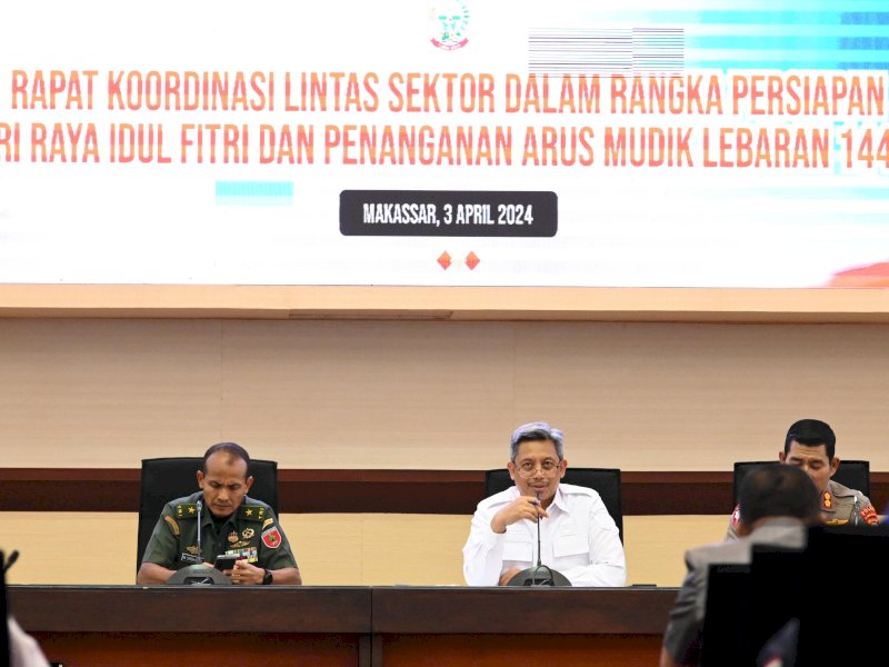 Pastikan Pelaksanaan Idulfitri Jauh Lebih Baik, Pj Sekda Sulsel Pimpin Rakor Lintas Sektor
