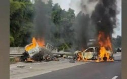 Kecelakaan Maut di Tol Jakarta-Cikampek Telan Belasan Korban Jiwa