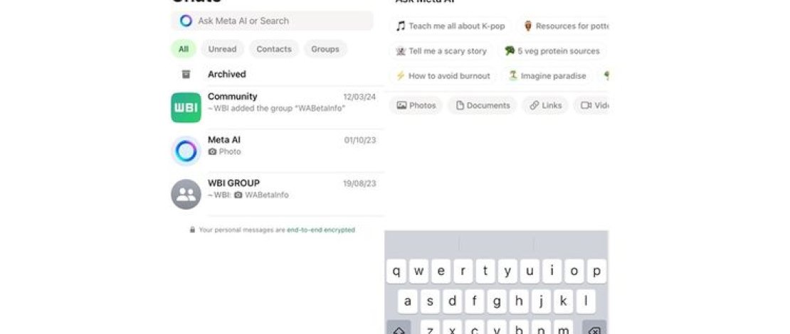 Meta AI Mulai Diuji Coba di WhatsApp di Lebih Banyak Negara Meta AI Mulai Diuji Coba di WhatsApp di Lebih Banyak Negara