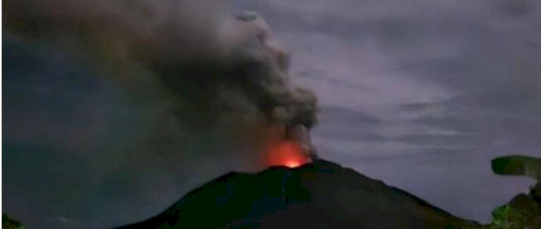 Gunung Ruang di Sultra Meletus, PVMBG Naikkan Tingkat Siaga Gunung Ruang di Sultra Meletus, PVMBG Naikkan Tingkat Siaga