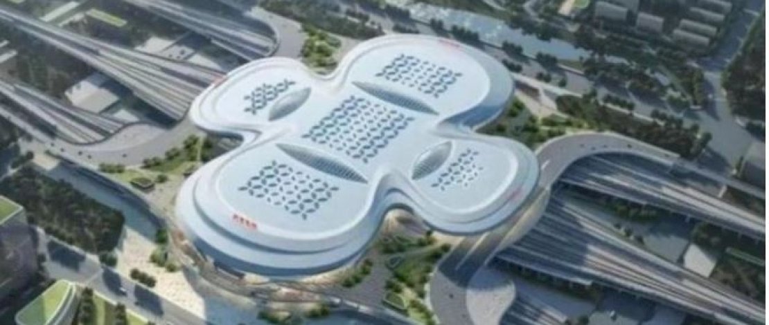 Desain Gedung Stasiun Kereta Api Ini Jadi Bahan Perbincangan, Disebut Mirip Pembalut Wanita