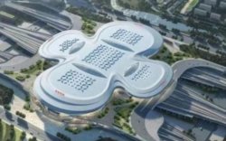 Desain Gedung Stasiun Kereta Api Ini Jadi Bahan Perbincangan, Disebut Mirip Pembalut Wanita