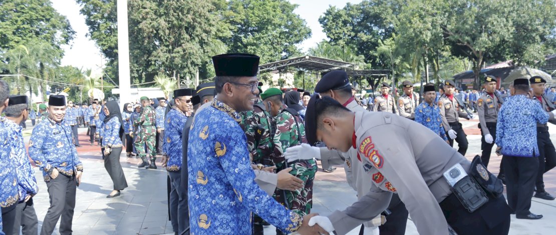 Jadi Irup Hari Kesadaran Nasional, Pj. Bupati Takalar Ingatkan Pentingnya Disiplin dan Prestasi ASN