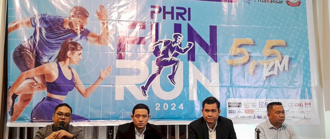 PHRI Sulsel Gelar Fun Run 2024: Lomba Lari Santai 5,5 KM