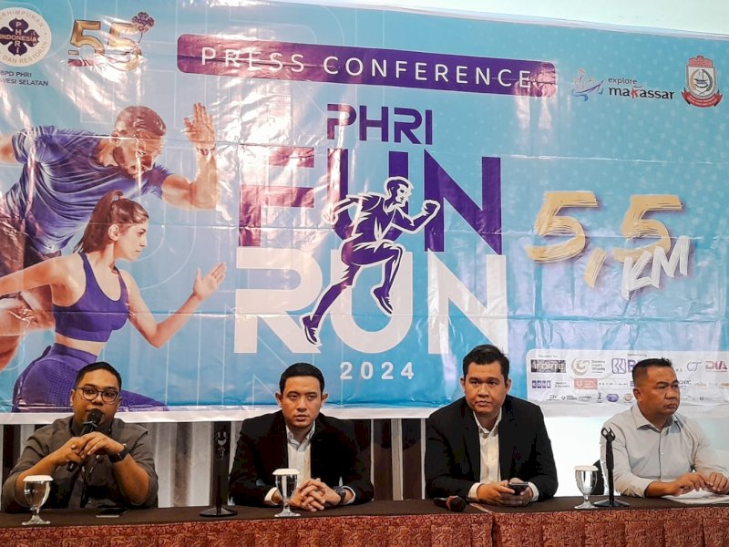 PHRI Sulsel Gelar Fun Run 2024: Lomba Lari Santai 5,5 KM