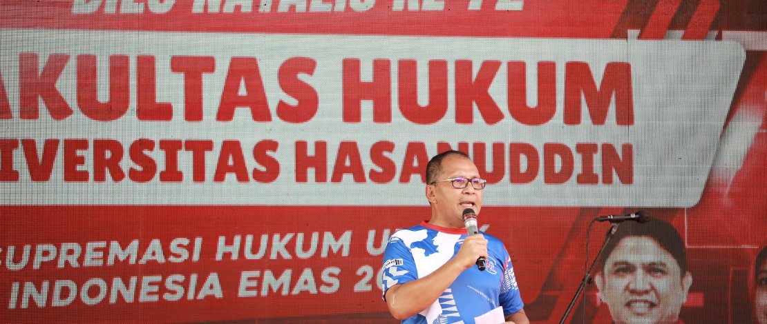 Dies Natalis Fakultas Hukum Unhas, Danny Pomanto Ajak Alumni Memajukan Pemerintahan melalui Produk Hukum