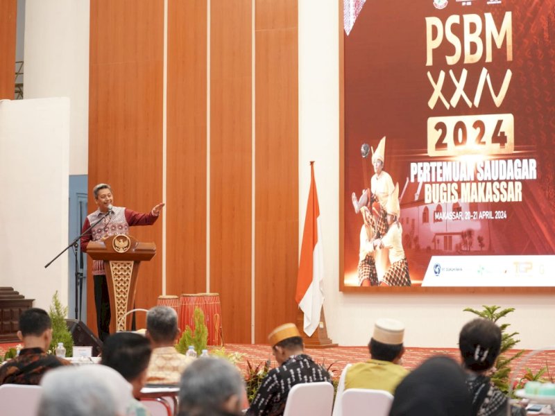 Jamu Ratusan Saudagar Peserta PSBM XXIV, Pj Sekda Arsjad Paparkan Potensi dan Kemajuan Sulsel
