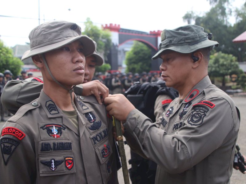 Brimob Bone Gelar Latihan Pemeliharaan dan Peningkatan Kemampuan Jungle Warfare 