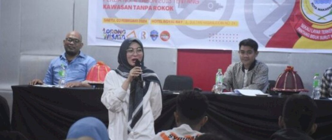 Anggota DPRD Kota Makassar Budi Hastuti Ingatkan Warga Tentang Bahaya Asap Rokok