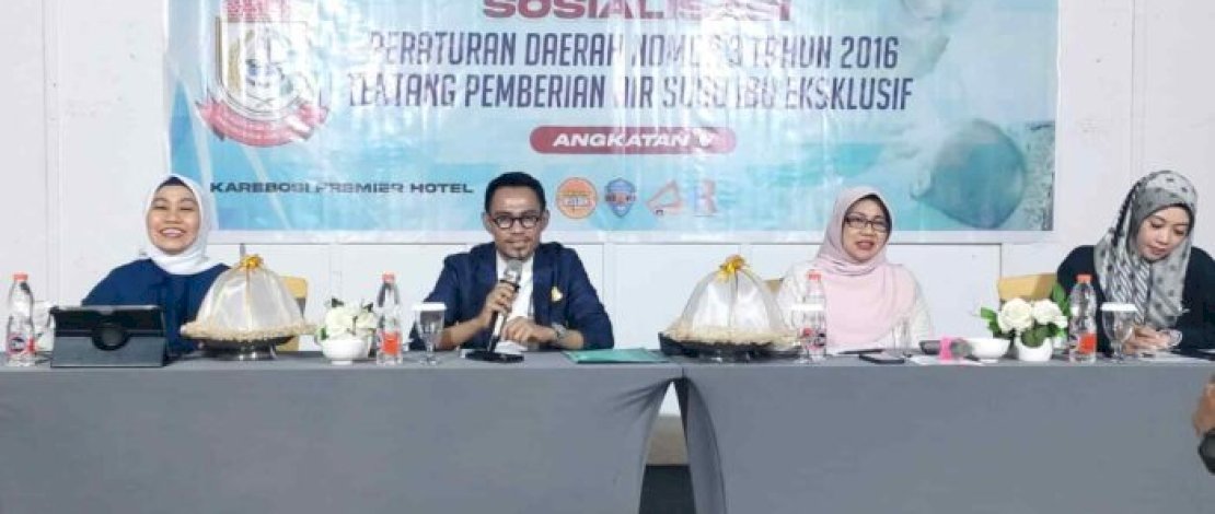 Jaga Tumbuh Kembang Anak, Saharuddin Said Sosialisasikan Perda ASI Ekslusif