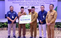 Pemkab Gowa Beri Perlindungan Sosial ke Pekerja Rentan 