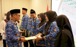 Lantik 91 PPPK Kemenag Sulsel, Kakanwil Minta Berikan Layanan Terbaik Bagi Umat 