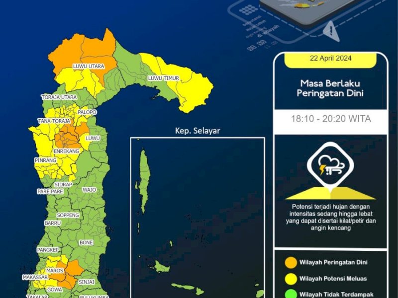 Peringatan Dini Cuaca Ekstrem, Bupati Luwu Utara Imbau Camat Siapkan Langkah Antisipasi