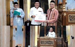 Dukung Program Keagamaan, H Dahyal Salurkan Dana Hibah Pemkot Makassar di Masjid Besar Al Amin