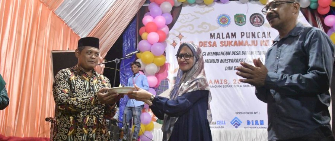 Bupati Luwu Utara, Indah Putri Indriani, menghadiri Perayaan HUT ke-53 tahun Desa Sukamaju yang digelar pemerintah desa bersama masyarakat. Bupati Luwu Utara, Indah Putri Indriani, menghadiri Perayaan HUT ke-53 tahun Desa Sukamaju yang digelar pemerintah desa bersama masyarakat.