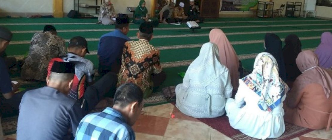 Bimbingan manasik haji gabungan lima kecamatan, Mandai, Tanralili, Tompobulu, Moncongloe, dan Marusu, memasuki hari kedua, Jumat, 26 April 2024.