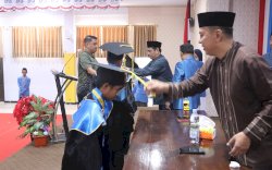 Wisuda Santri LPPTK BKPRMI, Bupati Basli Ali Bocorkan Kiat Sukses BJ Habibie