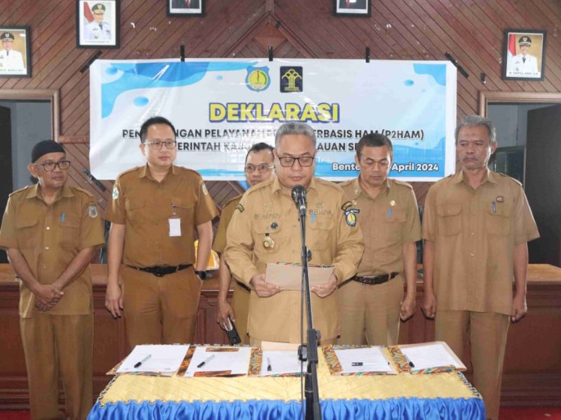 Sekda Kepulauan Selayar Canangkan Pelayanan Publik Berbasis HAM di 5 OPD