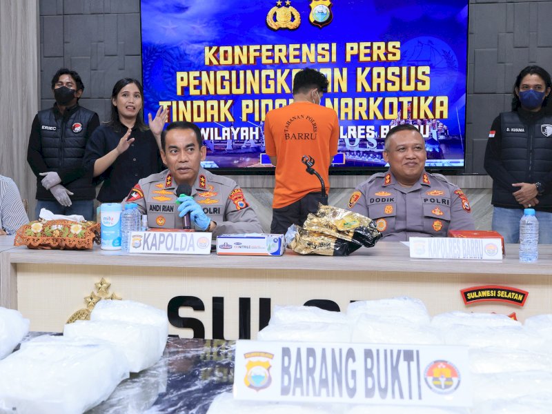 Tujuan Sidrap, Pengirim 30 Kg Sabu di Barru Ternyata Warga Binaan Lapas Tarakan